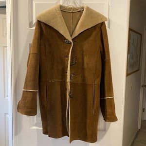 J. Jill 100% Lamb Shearling Fur Coat